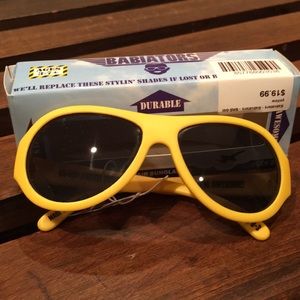 NWT Yellow Babiators sunglasses